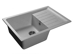 Granfest Мойка кухонная Practic GF-P760L Серый – фотография-2